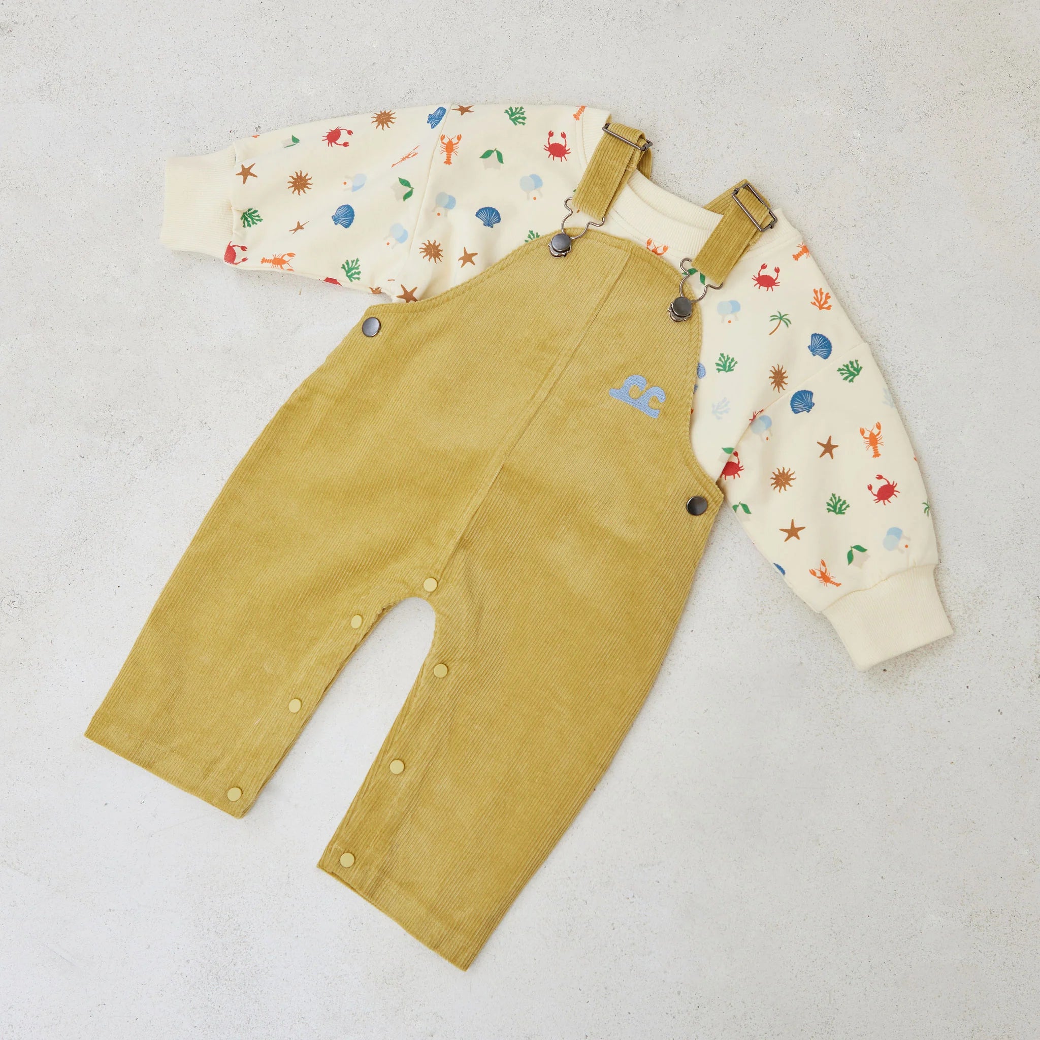 Kapow Kids Sunshine Corduroy Overalls