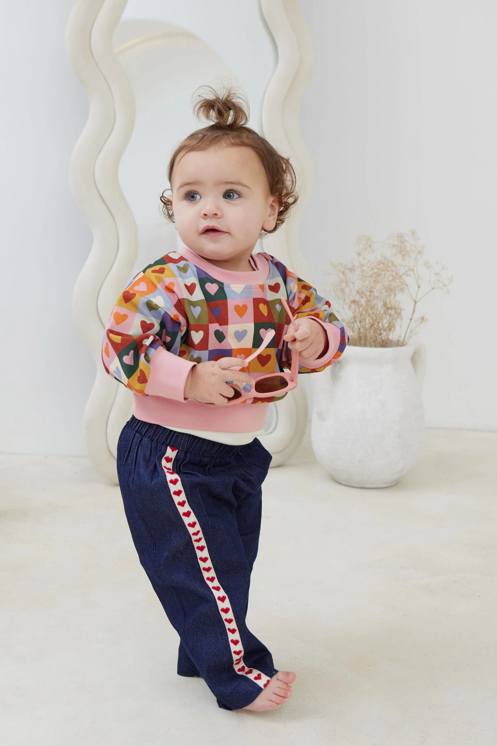 Kapow Kids Denim Love Slouchy Pants