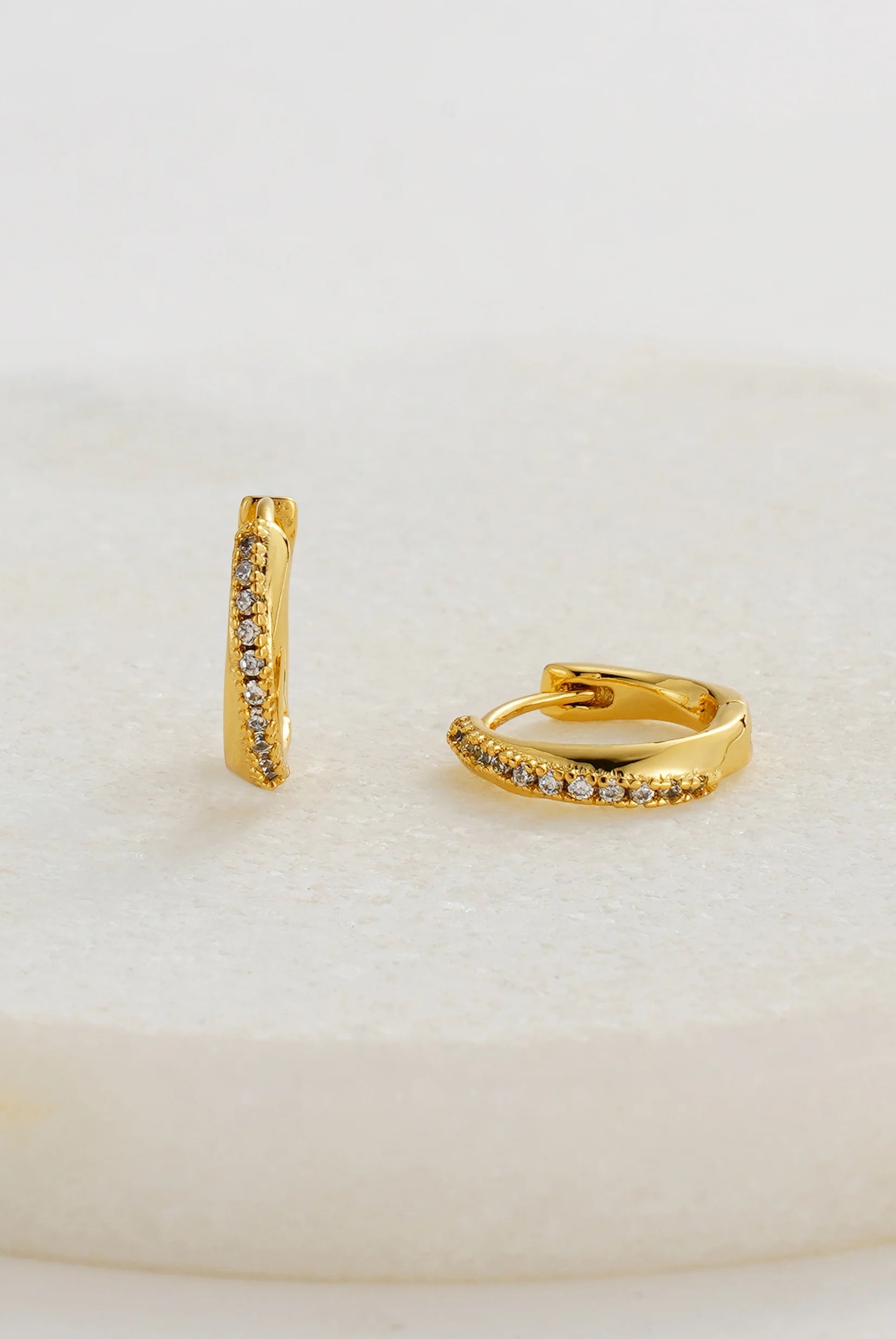 Zafino Celeste Huggie Earrings