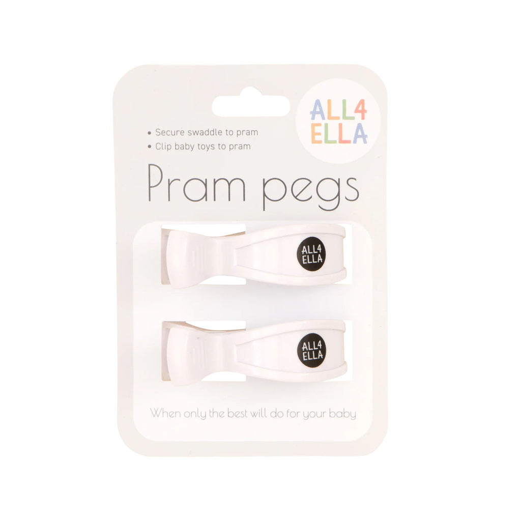 Pram pegs 2 pk - Assorted