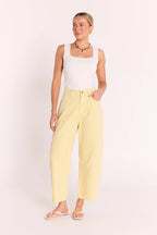 Feather & Noise Lola Cropped Butter Barrel Jeans