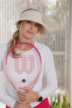 Sundaise Jelena Linen Visor