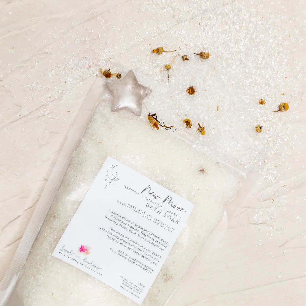 Laced with Kindness Bath Soak | New Moon