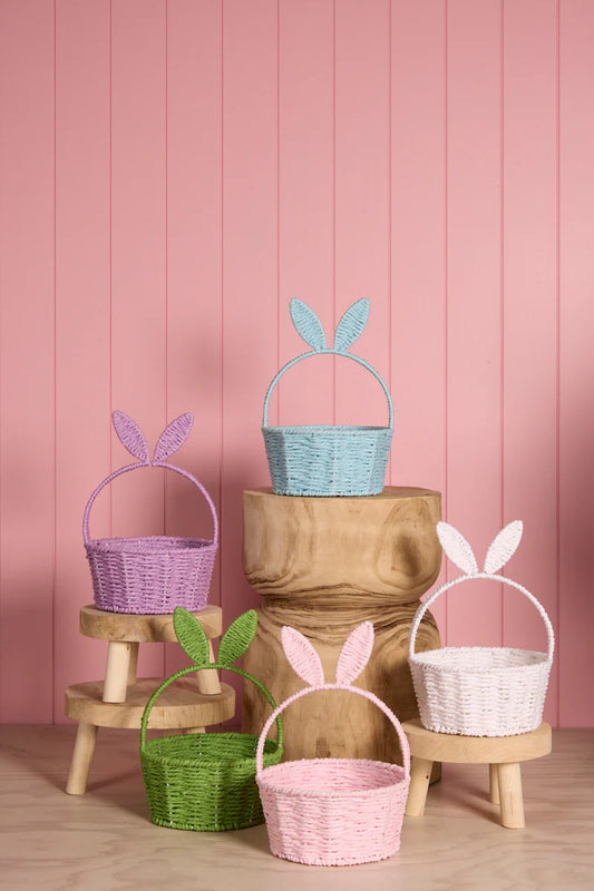 Holly & Ivy Bunny Ears Basket - Assorted