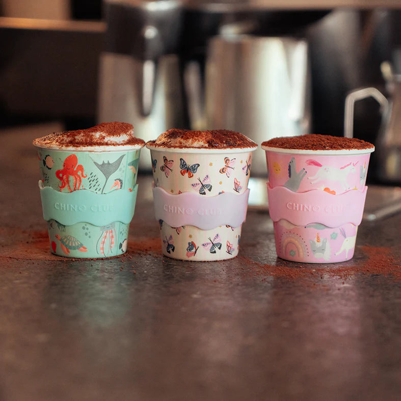 Chino Club Pink Unicorn Babychino Cup (4oz)