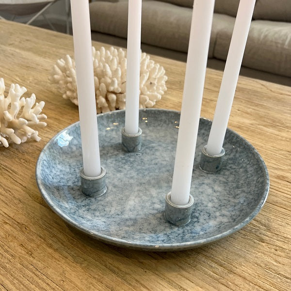 Mediterranean Markets Center Piece 4 Candle Holder