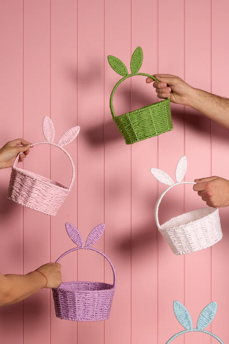 Holly & Ivy Bunny Ears Basket - Assorted
