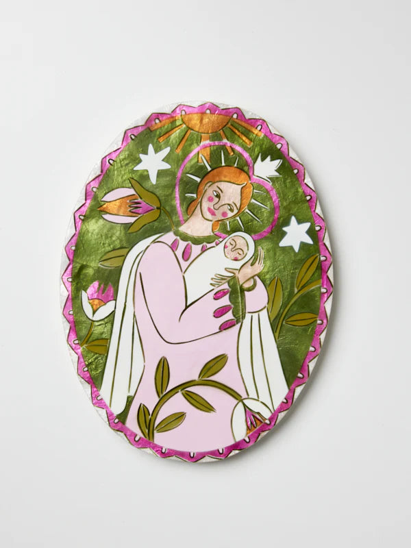 Jones & Co Gardienne Bebe Green Wall Art