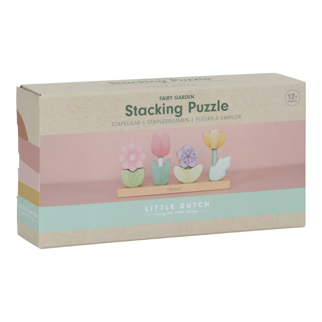 Little Dutch Wooden Stacking Flower Puzzle