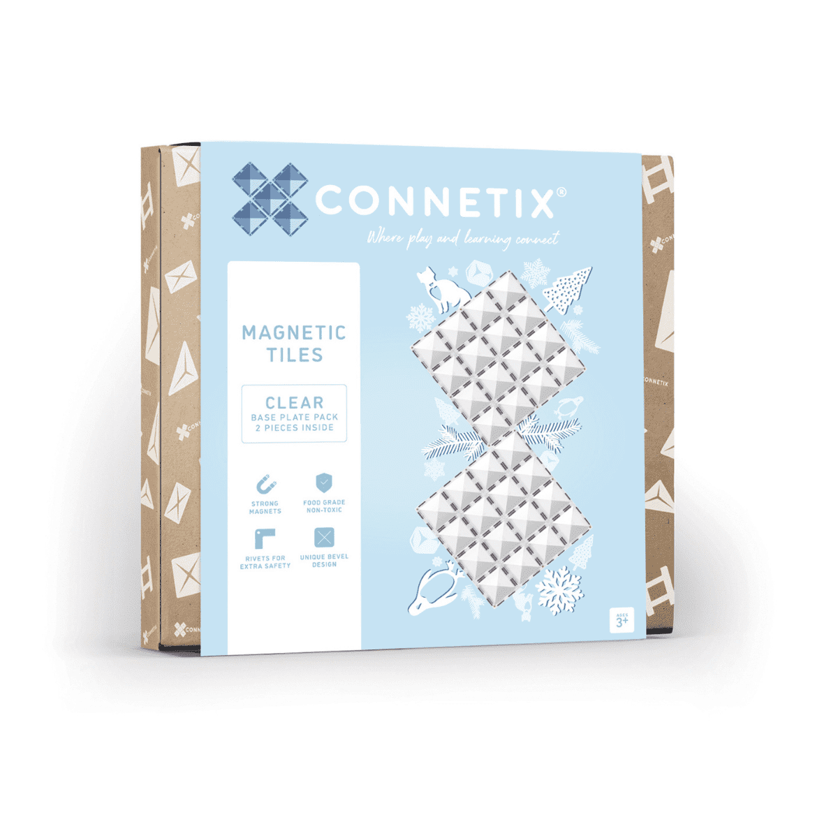 Connetix Base Plate 2pc Assortment