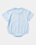 Toshi Mini Stripe Bubble Short Sleeve Onesie