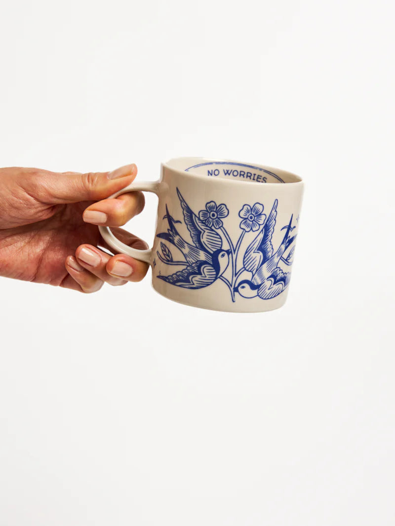Jones & Co Inked Mug No Worries