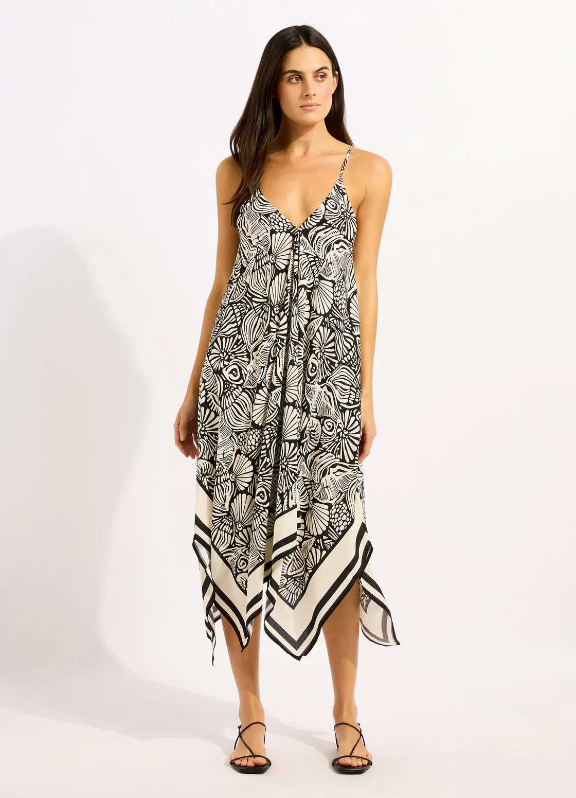 Seafolly C Shells Scarf Midi Dress