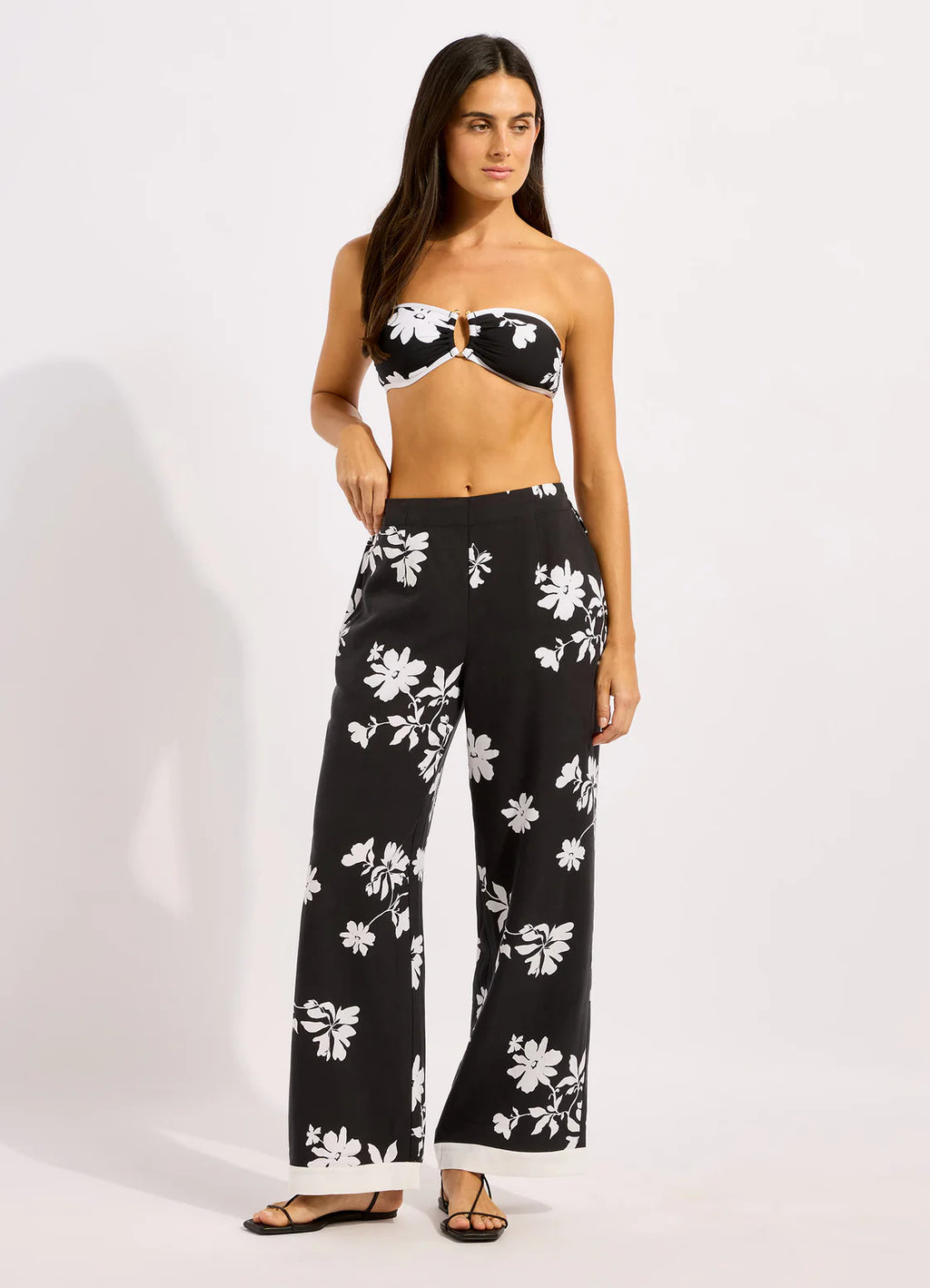 Seafolly Mayflower Tailored Wide Leg Pant