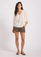 Seafolly - Crinkle Gauze Trim Peasant Blouse - Assorted