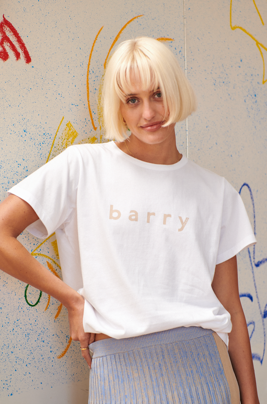 Barry Made Barry Tee - White