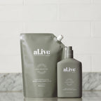 Al.ive Body 1 LTR LOTION REFILL - GREEN PEPPER & LOTUS