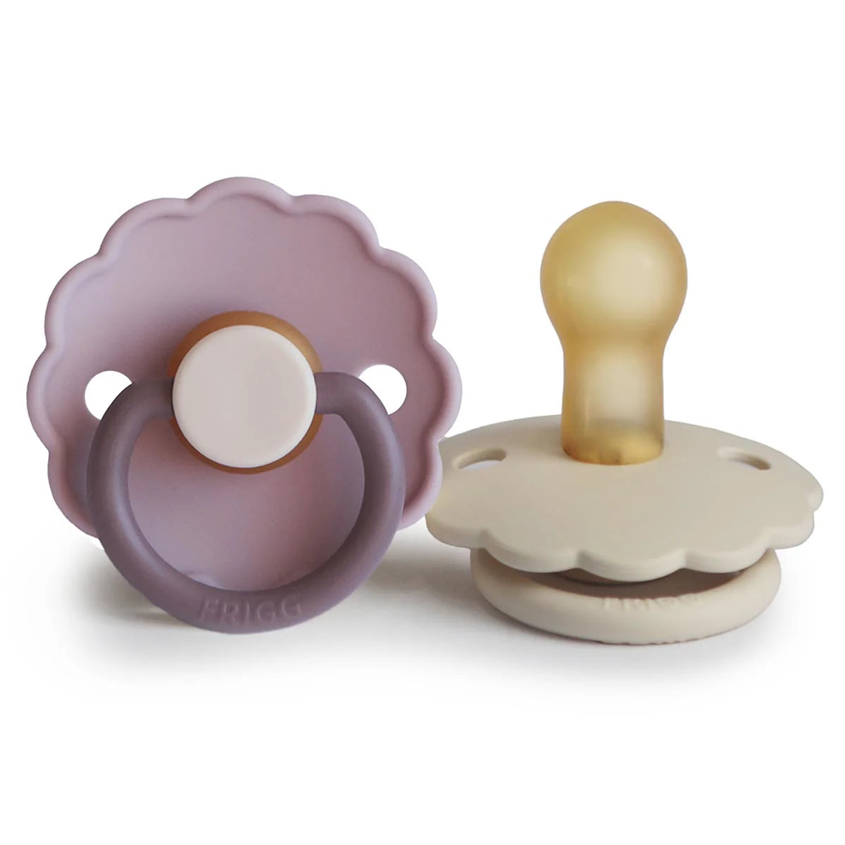 Frigg Daisy Pacifier 2 Pack Latex - Assorted Colours