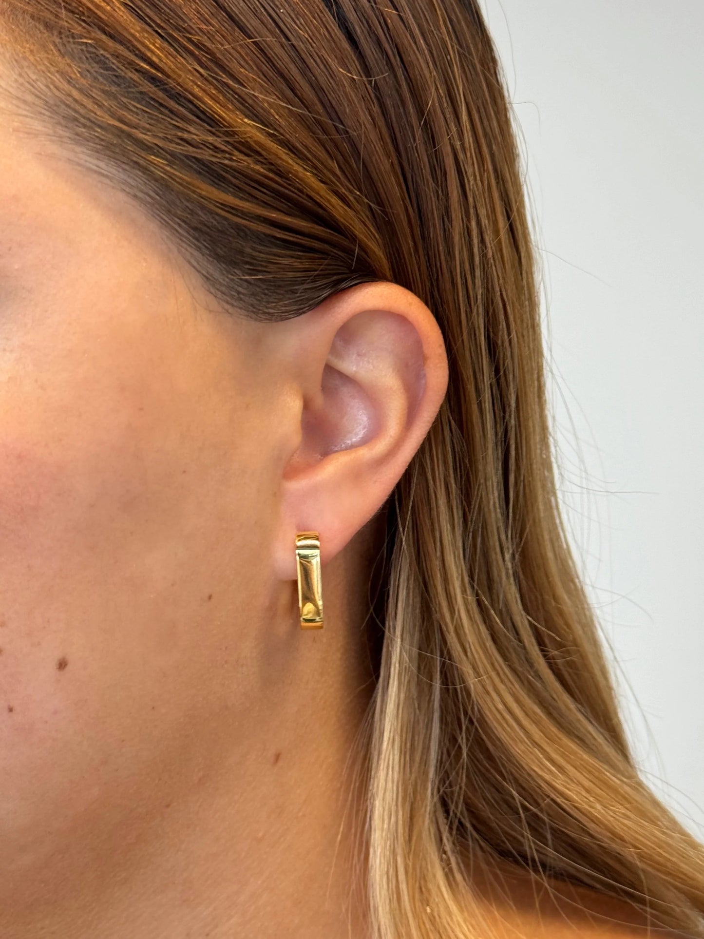 Zafino Cassie Hoop Gold Earrings