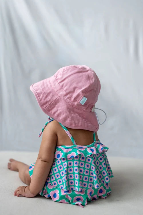 Acorn Wide Brim Infant Hat