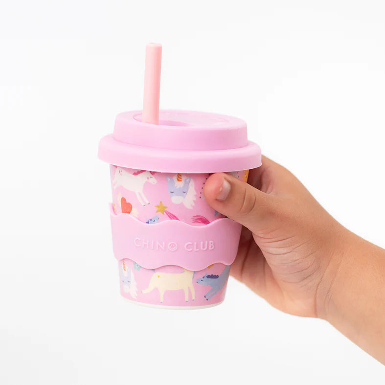 Chino Club Pink Unicorn Babychino Cup (4oz)