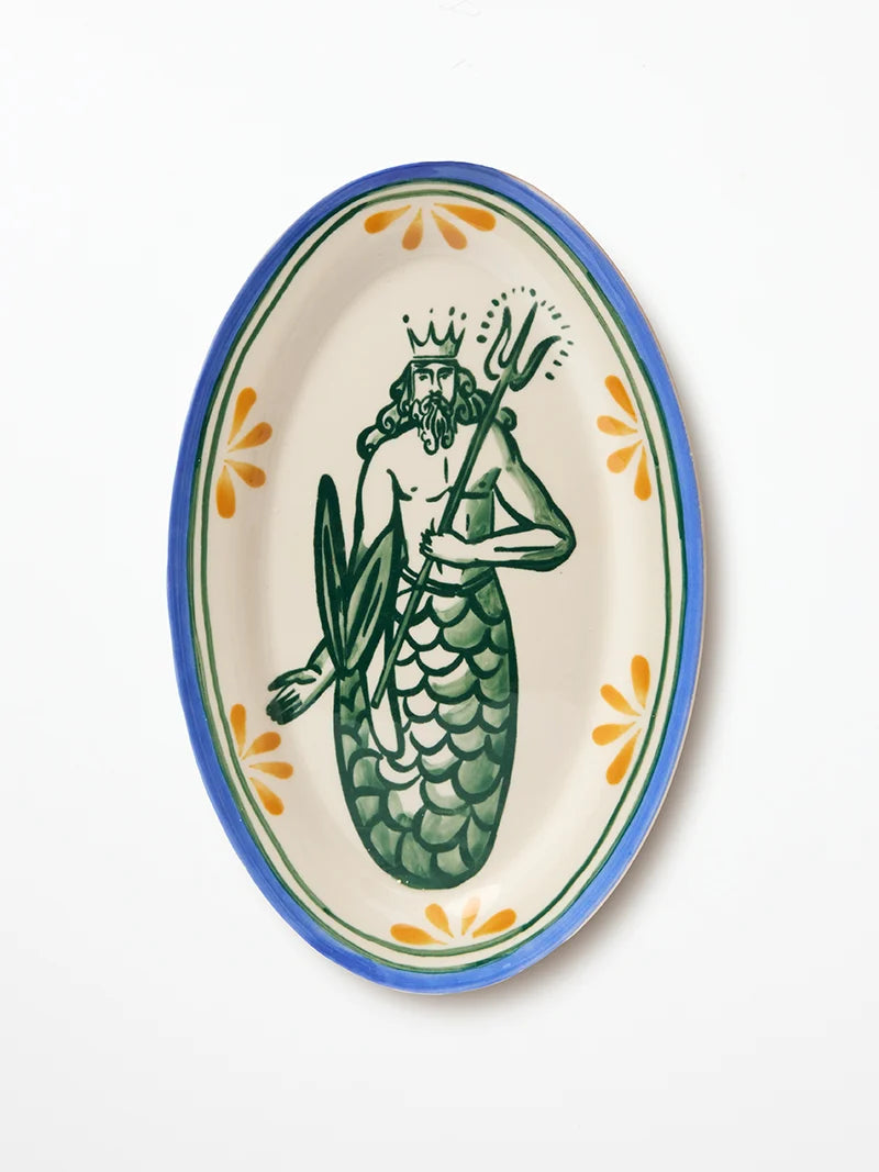 Jones & Co Piccolo Vita Trident Plate