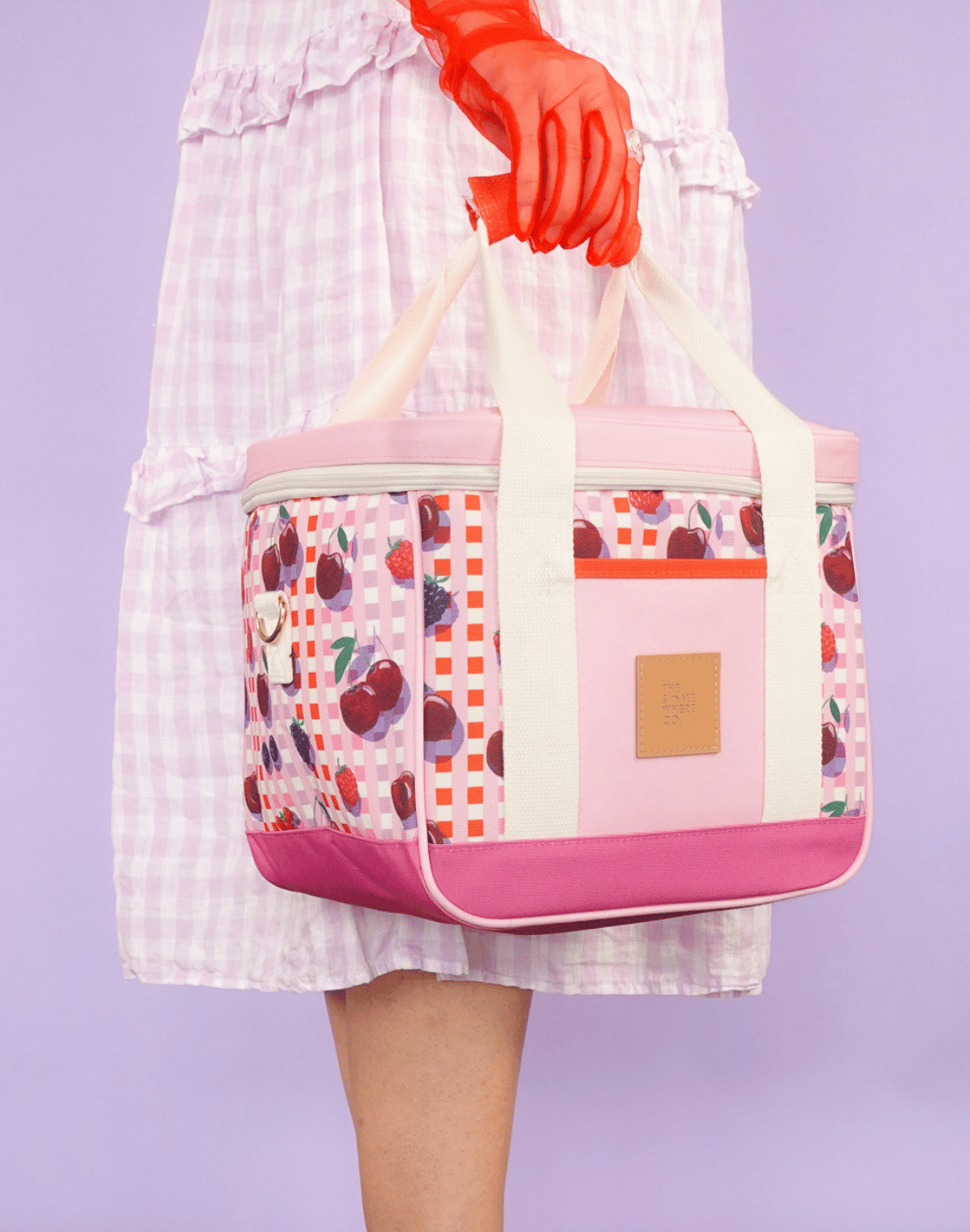 The Somewhere Co Sundae Cherries Midi Cooler Bag