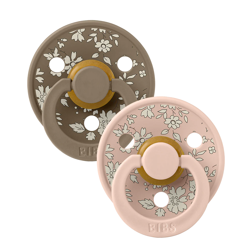 BIBS x LIBERTY - Double Pack - Assorted (Round/Natural Rubber)