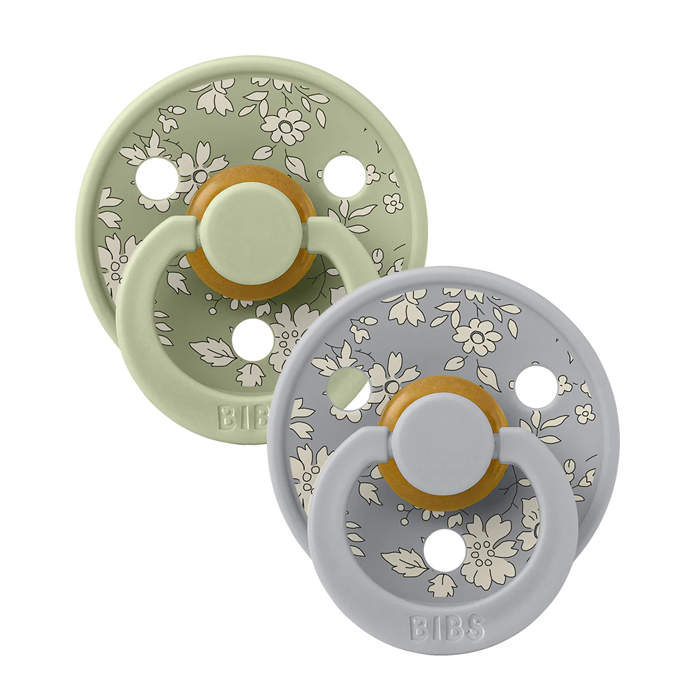 BIBS x LIBERTY - Double Pack - Assorted (Round/Natural Rubber)