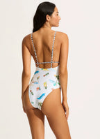 SeaFolly- V Neck One Piece