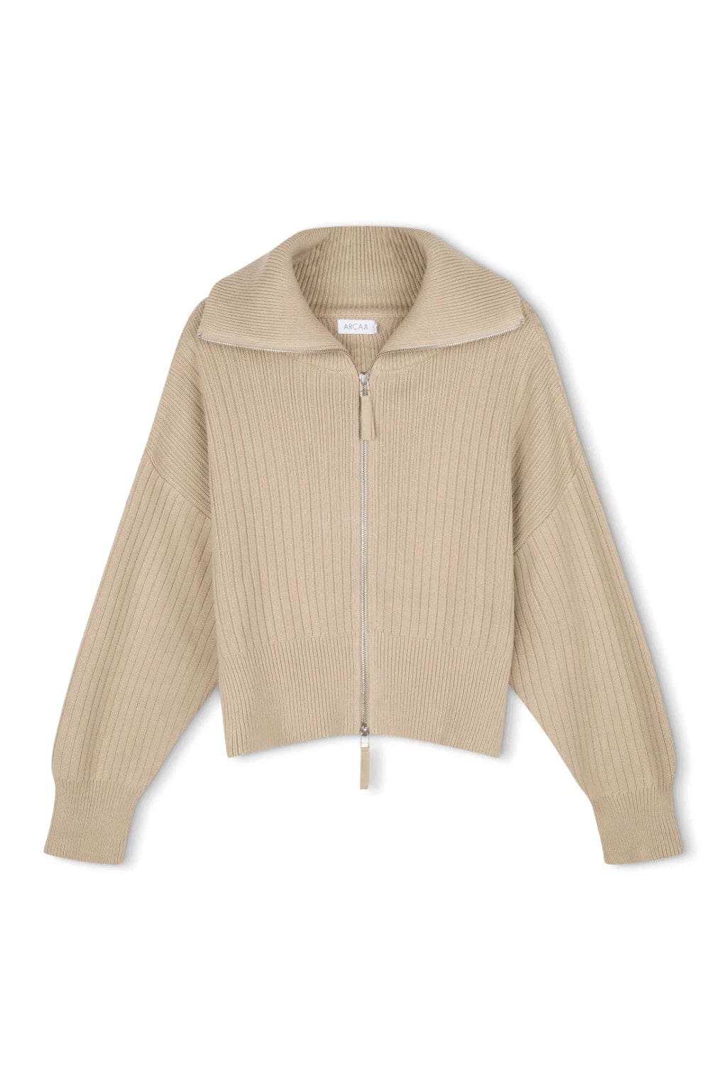 ARCAA Quincy Zip Sweater - Taupe
