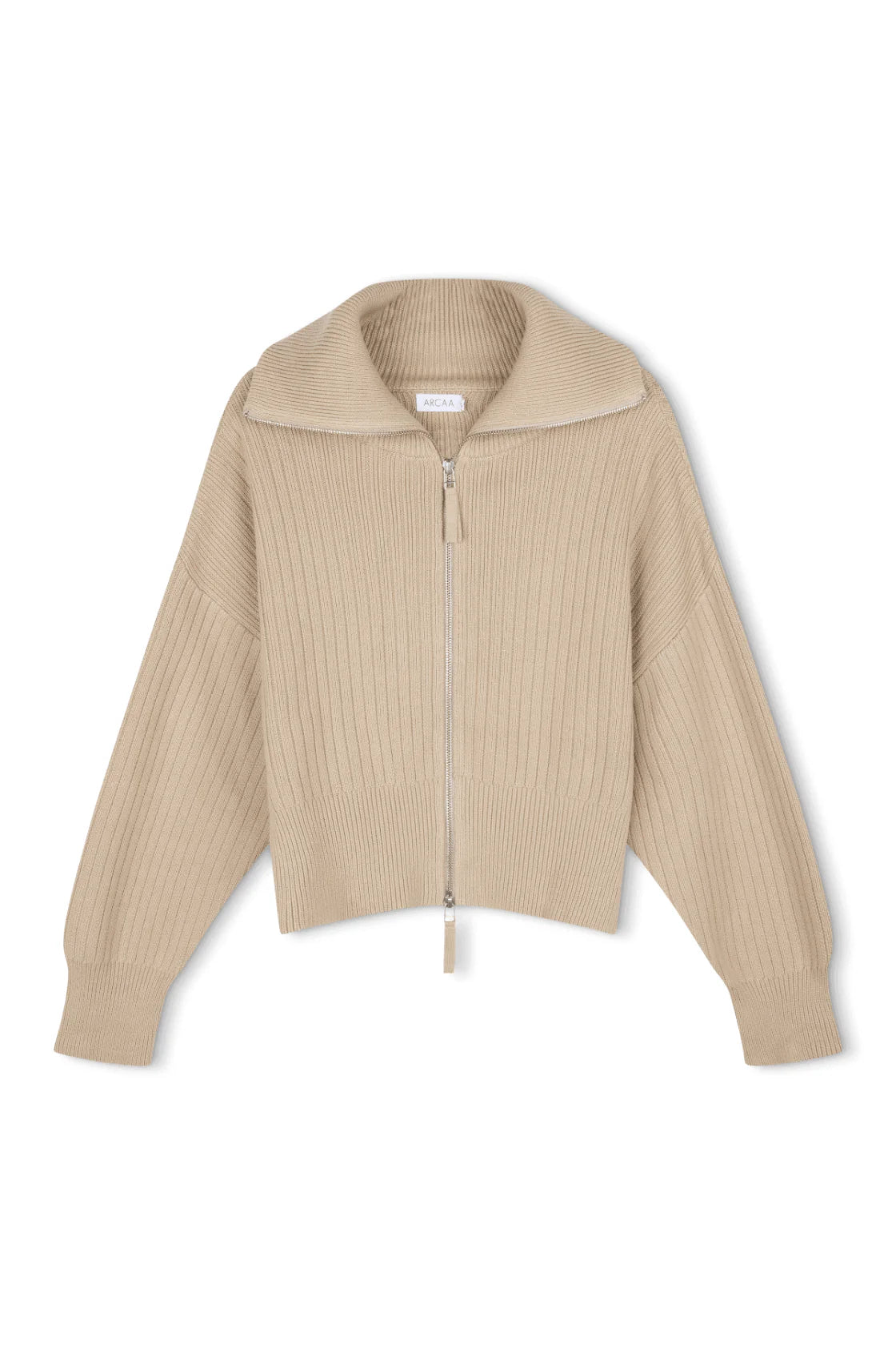 ARCAA Quincy Zip Sweater - Taupe