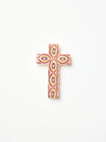 Jones & Co Samira Small Cross Pink Eyes