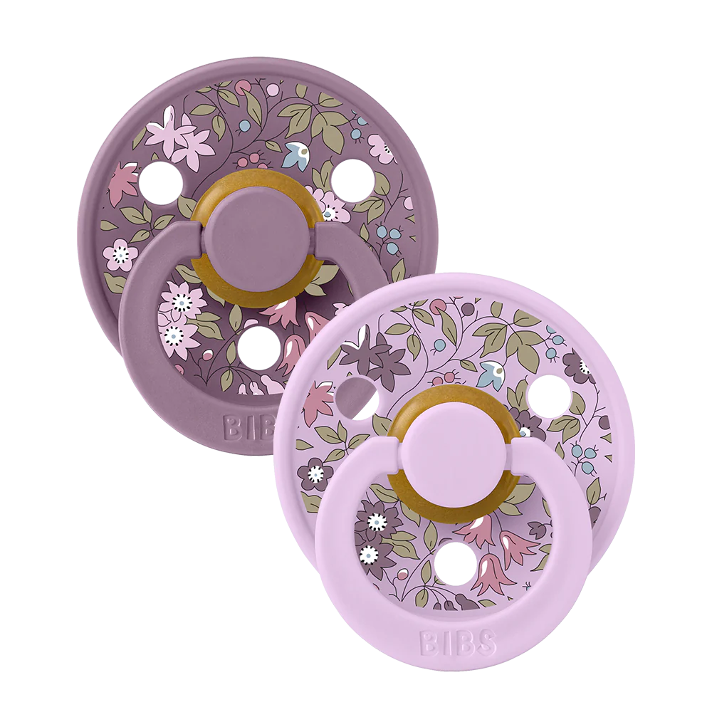 BIBS x LIBERTY - Double Pack - Assorted (Round/Natural Rubber)