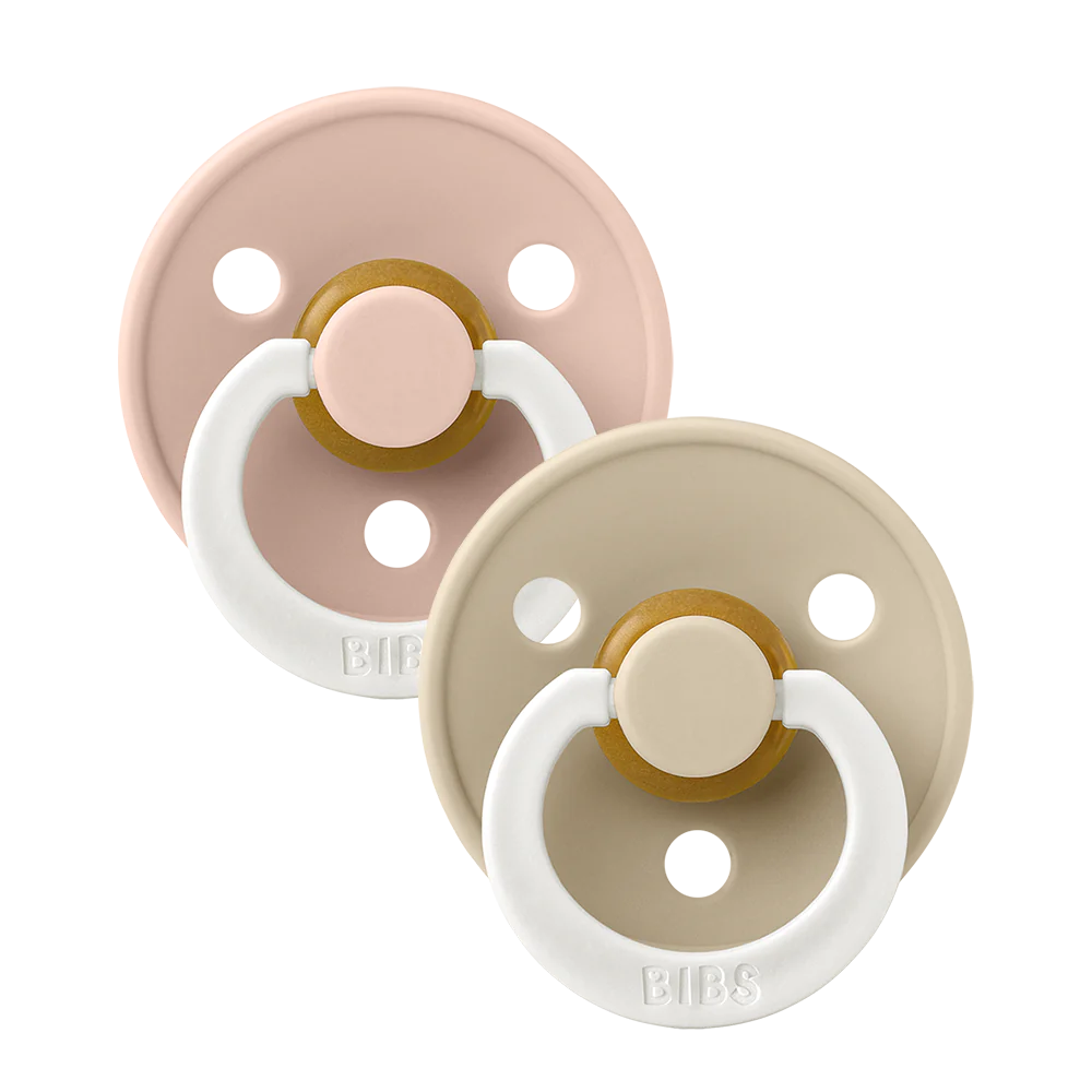 BIBS Soother Double Pack - GLOW Vanilla/Blush