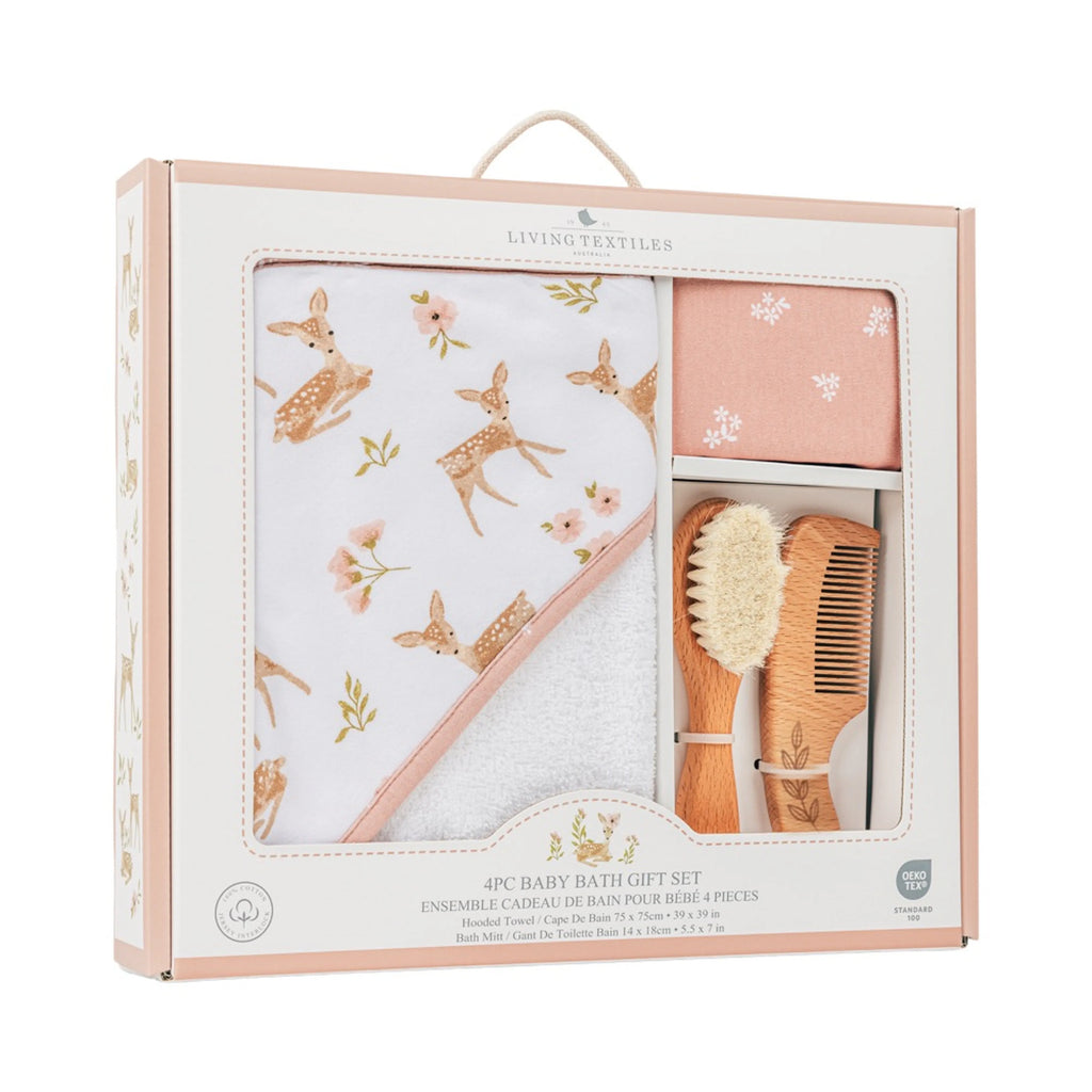 Living Textiles Bath Gift Set 4 Pce Set Sophia Garden