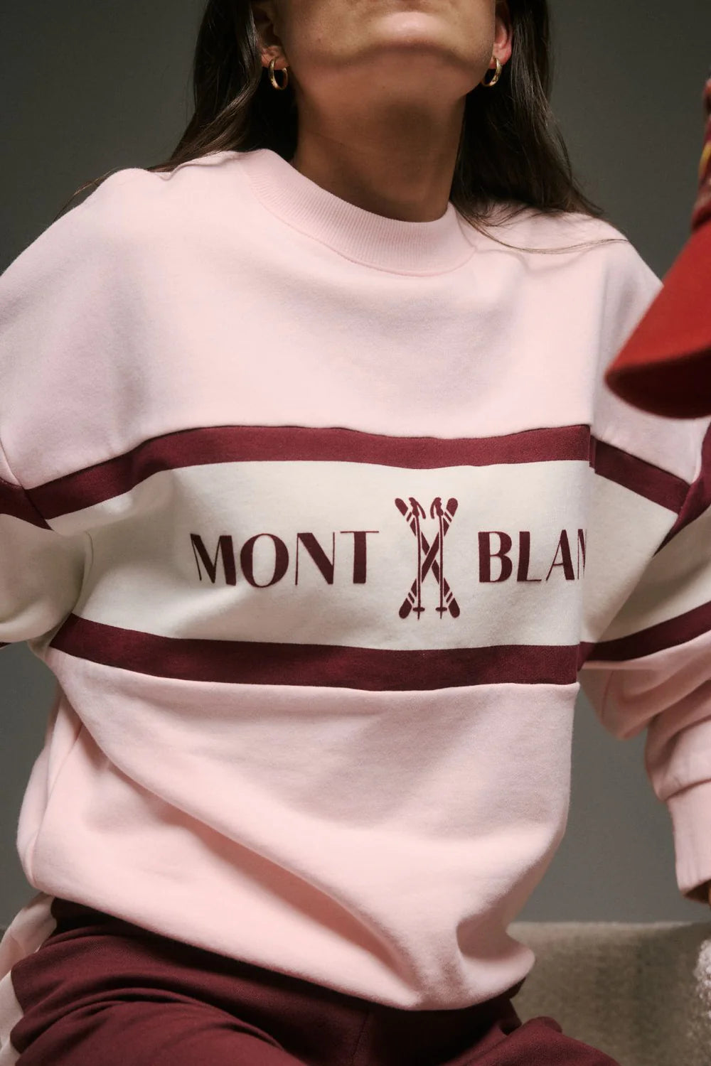 Araminta James Alpine Sweatshirt- Light Blush