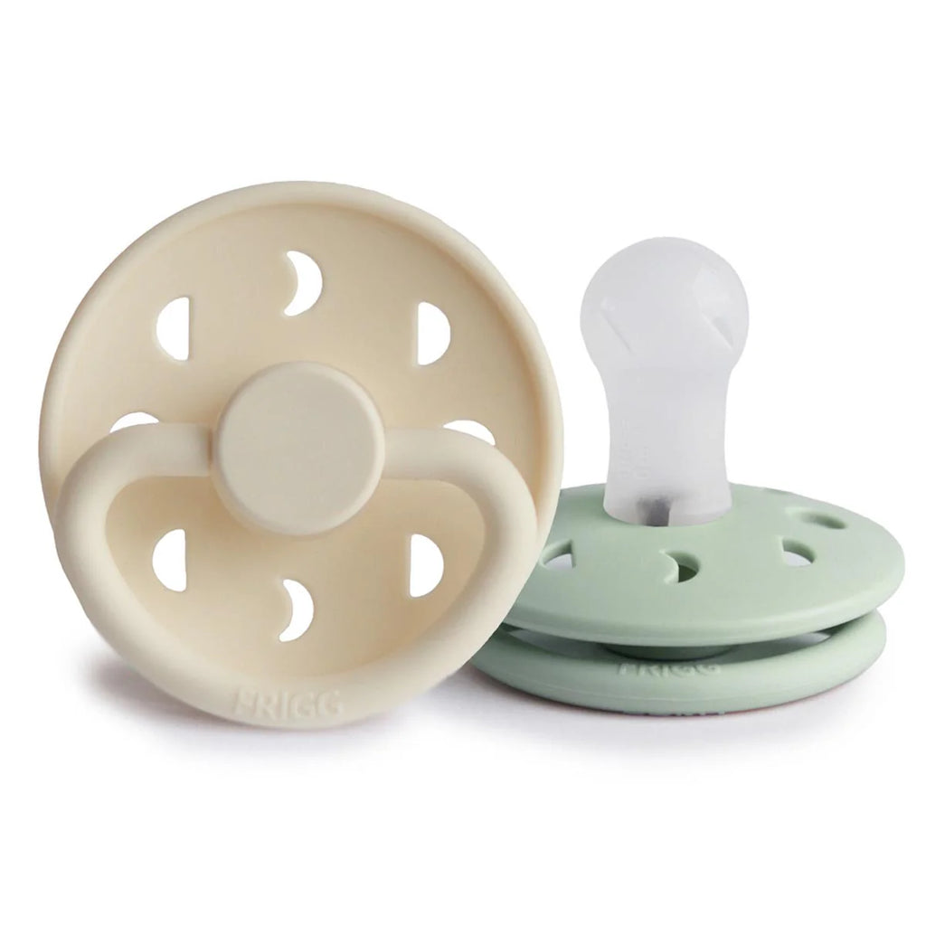 Frigg Moon Pacifier 2 Pack Silicone - Assorted Colours