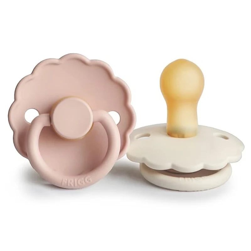 Frigg Daisy Pacifier 2 Pack Latex - Assorted Colours