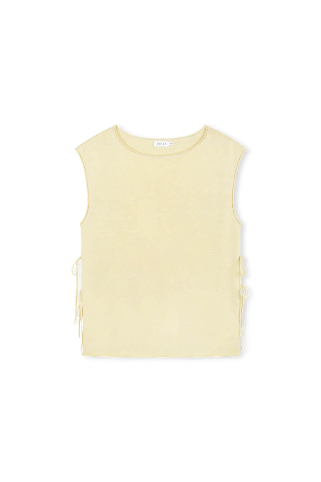 ARCAA Poppy Tie Side Top - Butter