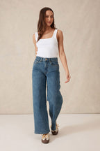 Ceres Life - Zaeli Contour Rib Square Neck