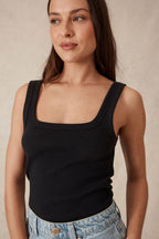 Ceres Life - Zaeli Contour Rib Square Neck
