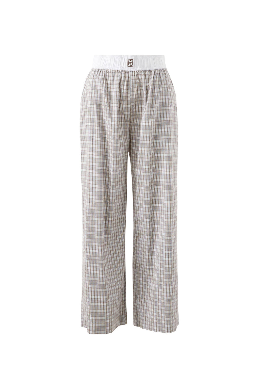 Ceres Life The Lounge Pant Toffee Check *PREORDER*