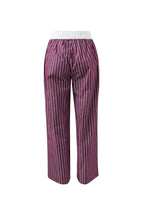 Ceres Life The Lounge Pant Burgundy Washed Navy Stripe *PREORDER*