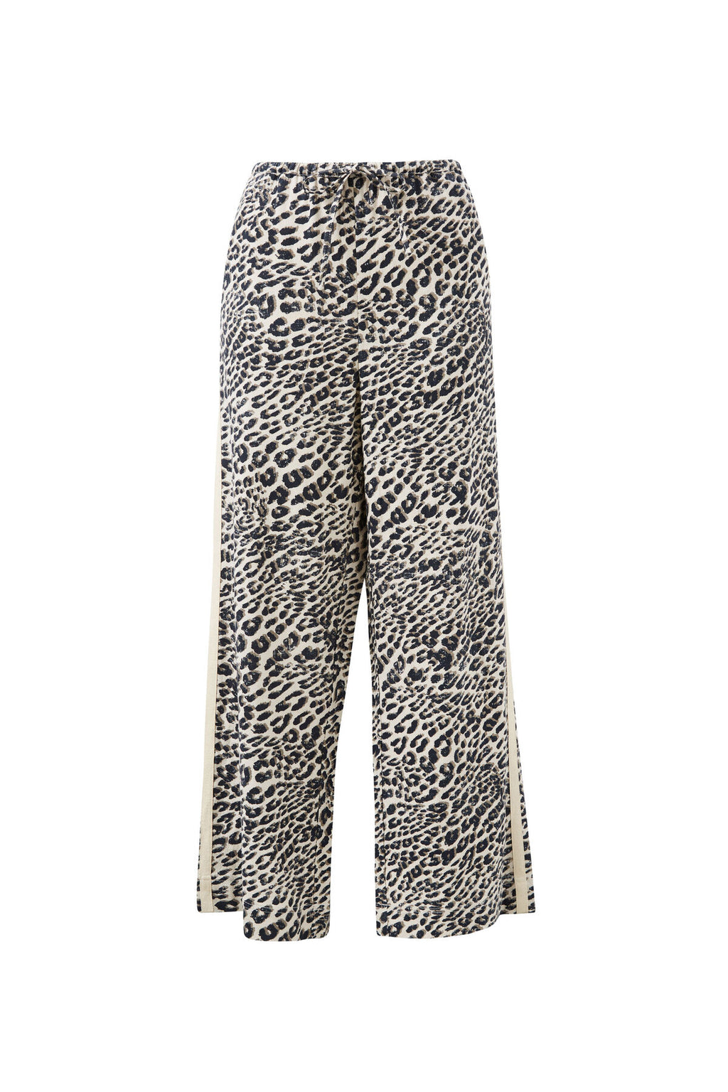 Ceres Life - Relaxed Drawstring Pant Leopard Linen Blend