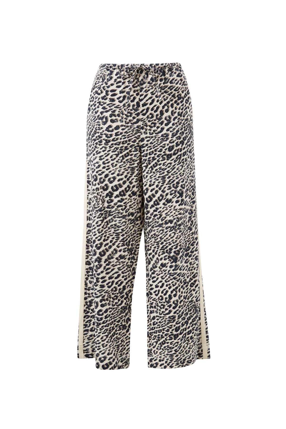 Ceres Life - Relaxed Drawstring Pant Leopard Linen Blend
