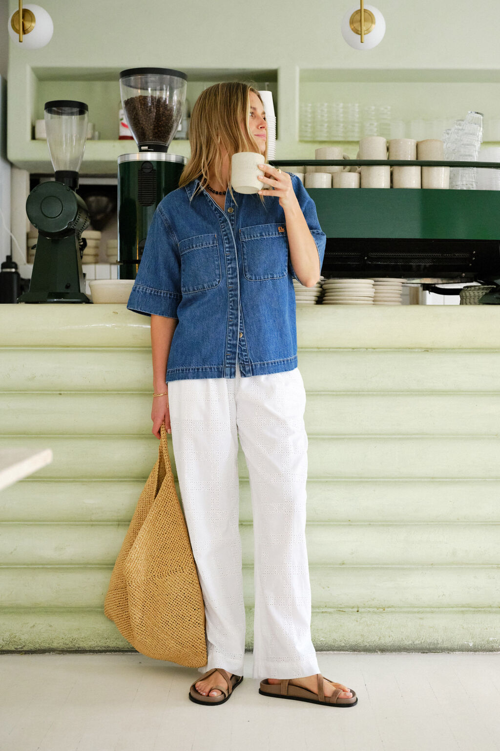 Ceres Life - Noa Short Sleeve Shirt - Indigo