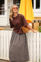 Ceres Life Phoebe Premium Tee Chocolate *PREORDER*