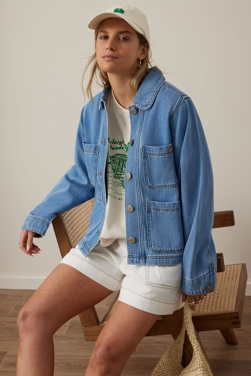 Ceres Life - Hannah Denim Jacket - Vintage Jacket