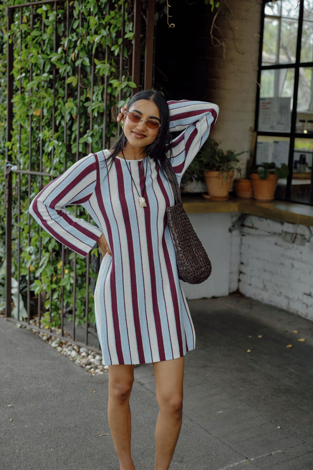 Ceres Life Chloe Stripe Knit Mini Dress *PREORDER*